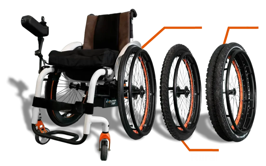 Silla de ruedas Rural